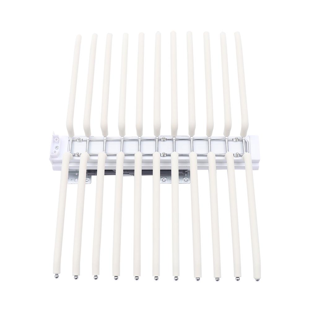 22 Arm Sliding Pull Out Pants Hanger Trouser Rack Holder Closet Organizer Stainless Steel Hanging Rail Home