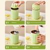 DYS 2-in-1 Ice Cube Bottle, Press To Release, Stainless Steel Bottle Design, Portable Leakproof Maker for Home And Camping