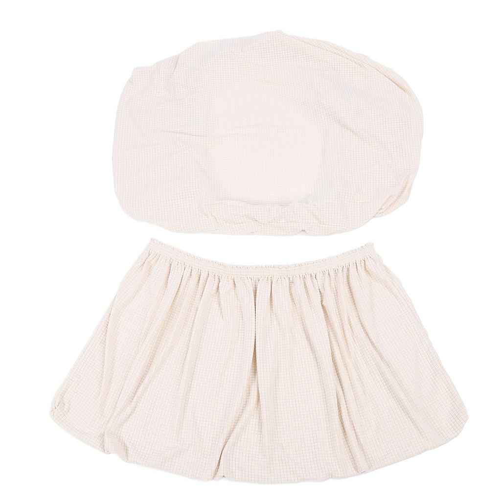 RV Essbereich Kissenbezüge Wasserabweisend Elastisch Sofa Möbelschutz für Campingfahrzeug Anhänger Wohnmobil Beige