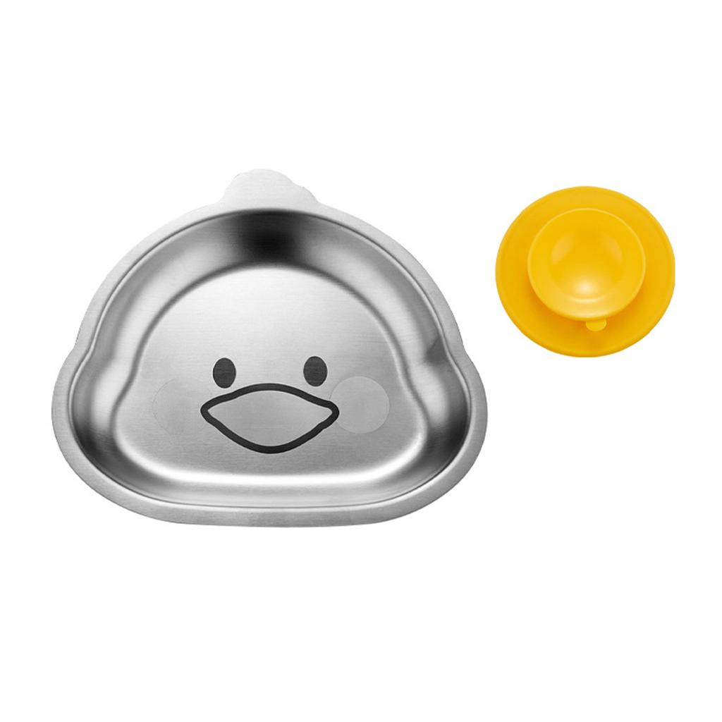 Children Plates Children Dinner Trays Cartoon Children Food Containers Stainless Steel Material for Children Restaurant