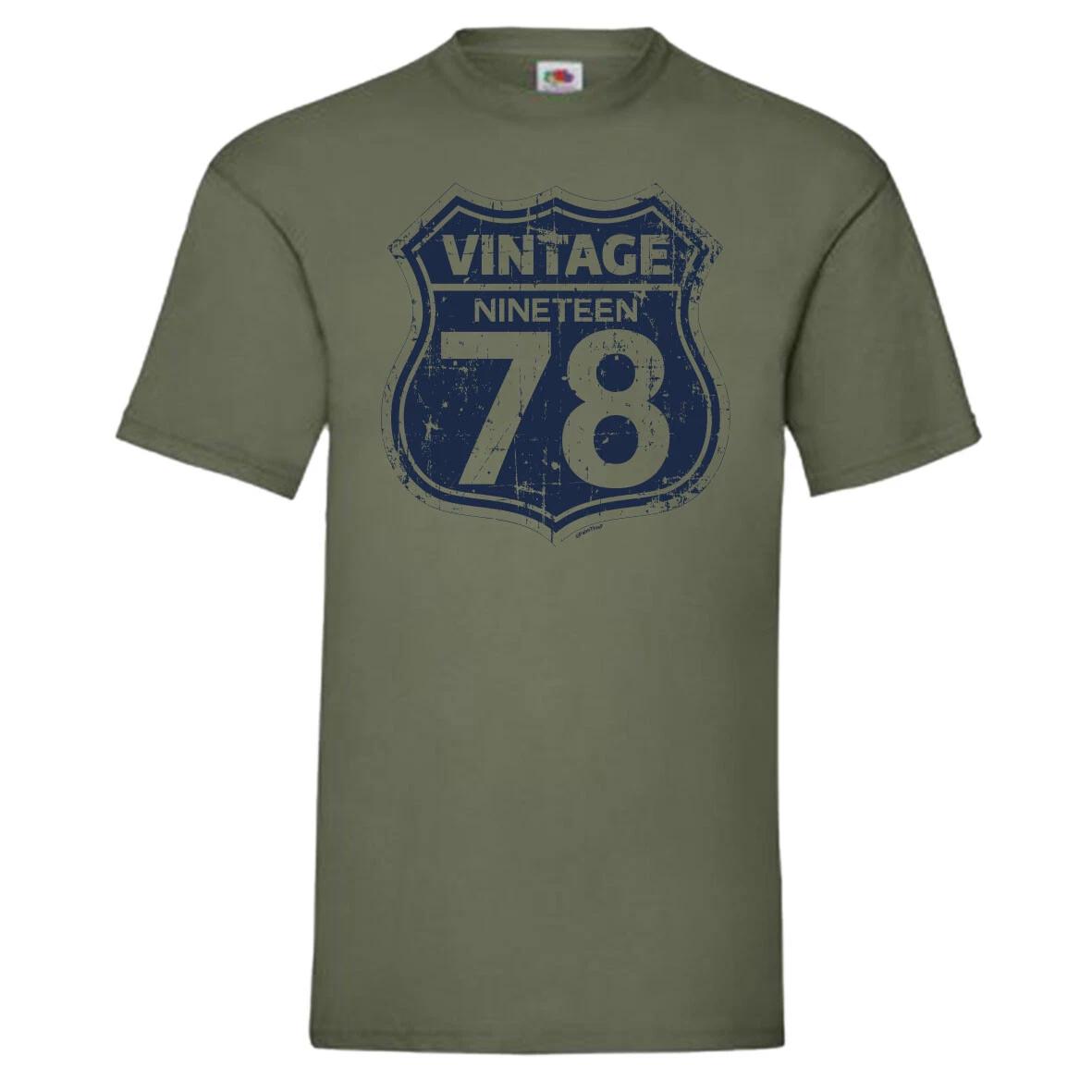 Vintage 1978 T-Shirt Birthday Gift XL