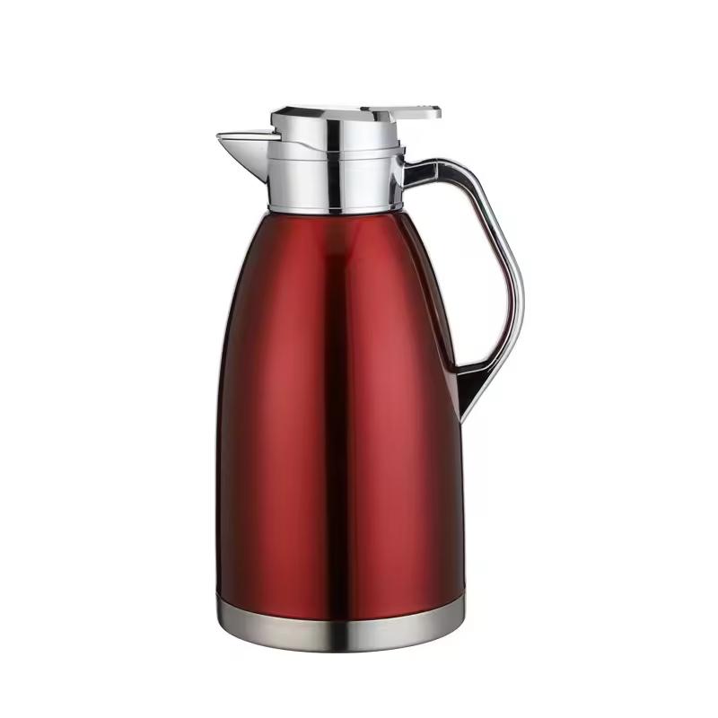 304 Large Capacity Thermal Insulation Double-layer Stainless Steel Vacuum Coffee Pot with Tea Water Separation