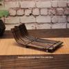 Purple Bamboo Boat-Shaped Tea Tray