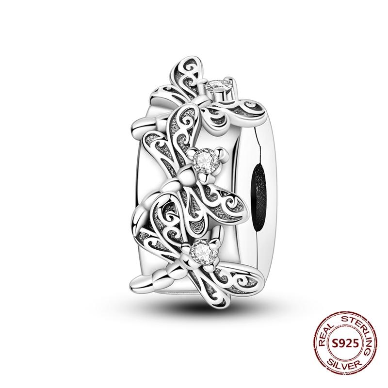 

Подвеска Стрекоза Медь Оригинальная Пчела Цепочка Безопасности Искрящийся Циркон Зажимные Подвески Подходят для Браслета DIY Украшения Для Женщин Свадебный Подарок