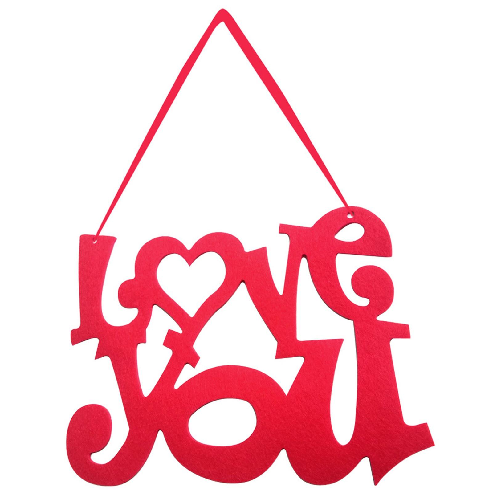 

Знаки ко Дню святого Валентина, подвесные украшения в форме сердца, дверная табличка, счастливый знак, украшения для входной двери ко Дню святого Валентина для дома One Size