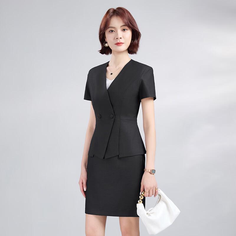 Women's Professional Short-Sleeve Suit Set