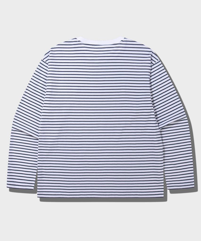 JEEP Multi-Stripe Long Sleeve T-Shirt (Jq5Tsu021Wh)