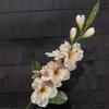 2pcs 75cm Fake Gladiola Real Touch Silk Flower Vivid Artificial Gladiolus Flower  Wedding Accessory