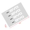 4Pcs Car Door Handle 3D Stickers Tire Rear View Mirror Decals Decoration For BYD F3 E6 Yuan Plus Atto F0 G3 I3 Ea1 Song Max Tang