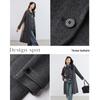 HSTYLE Women's 2025 A/W Double-Faced Wool Long Coat