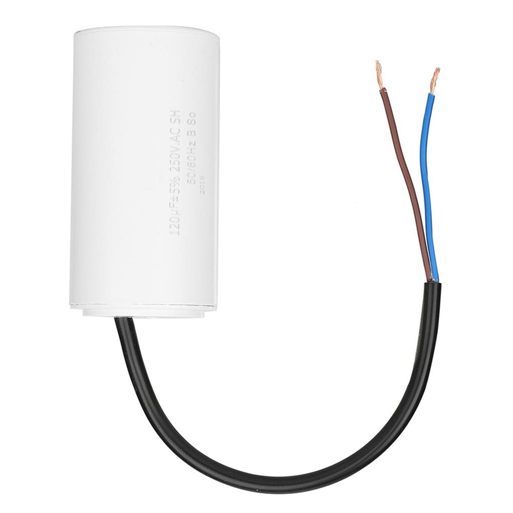 CBB60 Betriebskondensator mit Kabel 250 V AC 120 uF 50/60 Hz für Motorkompressor