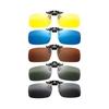 Clip-on Sunglasses, Polarized, for Glasses, Flip-up Type, UV Protection, Ultra-lightweight, for Men and Women, Driving, Fishing, Golf, Cycling,