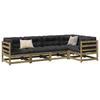 5 Piece Garden Sofa Set Pressure Treated Pine Wood
