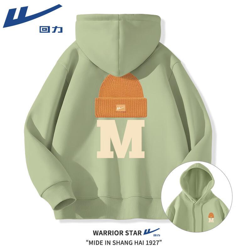 Warrior Unisex American Style Graphic Pullover Hoodie M
