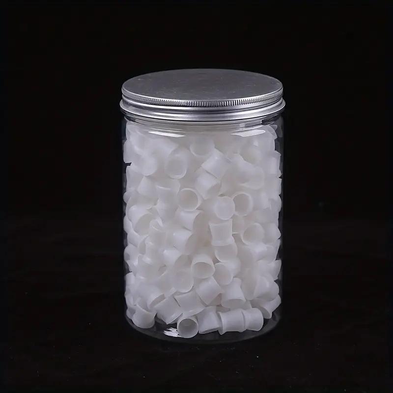 

300 Pcs Disposable Silicone Tattoo Ink Cups Color Cup With Base Pigment Holder Container Cap Tattoo Accessory For Tattoo Ink білий