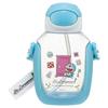 Skater Water Bottle with Straw 530ml Straw Water Bottle One Push Children's Doraemon Line Design Sanrio PDSH6DX-A