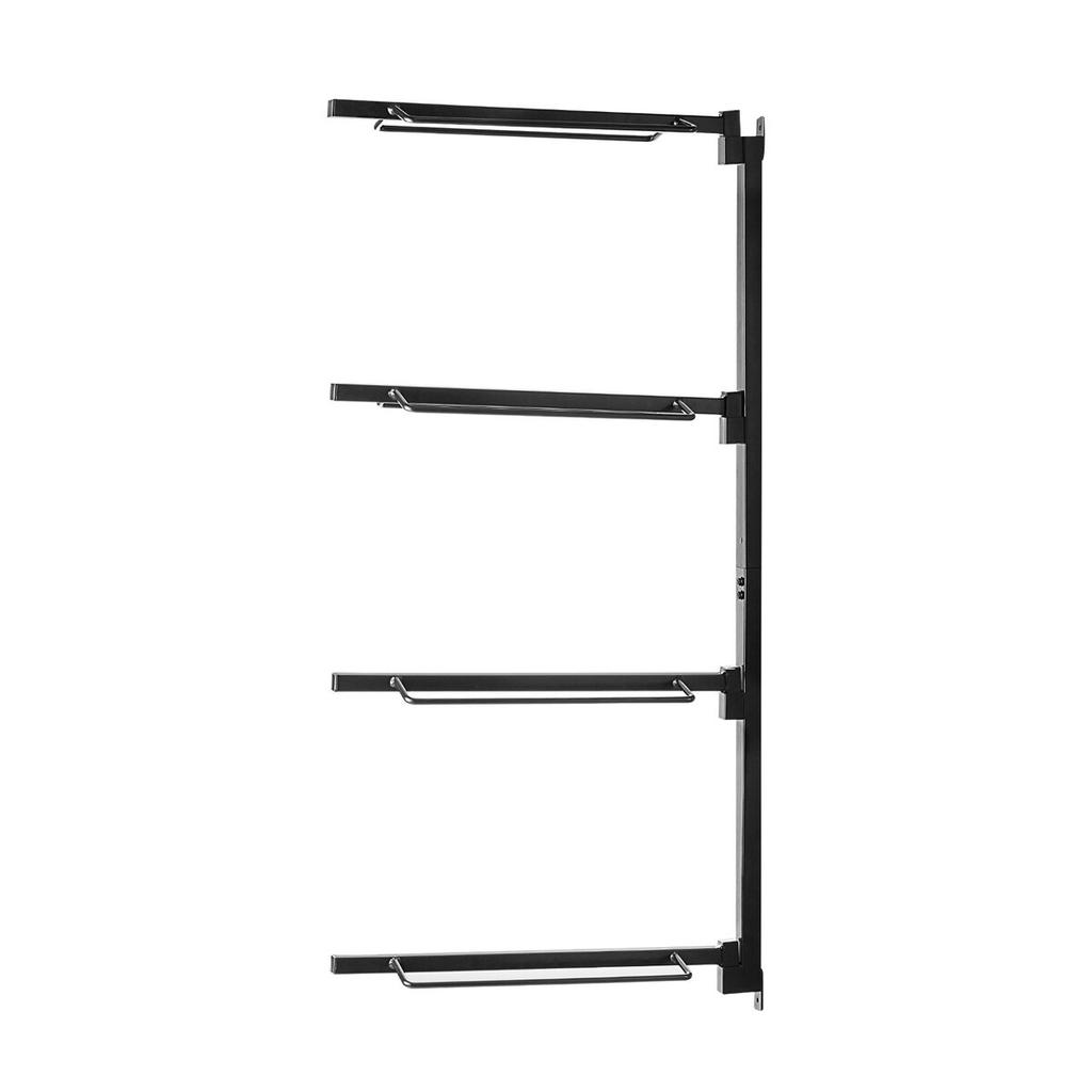 Wall Mount Saddle Rack Four Tiers Western & English Horse Saddle Holder