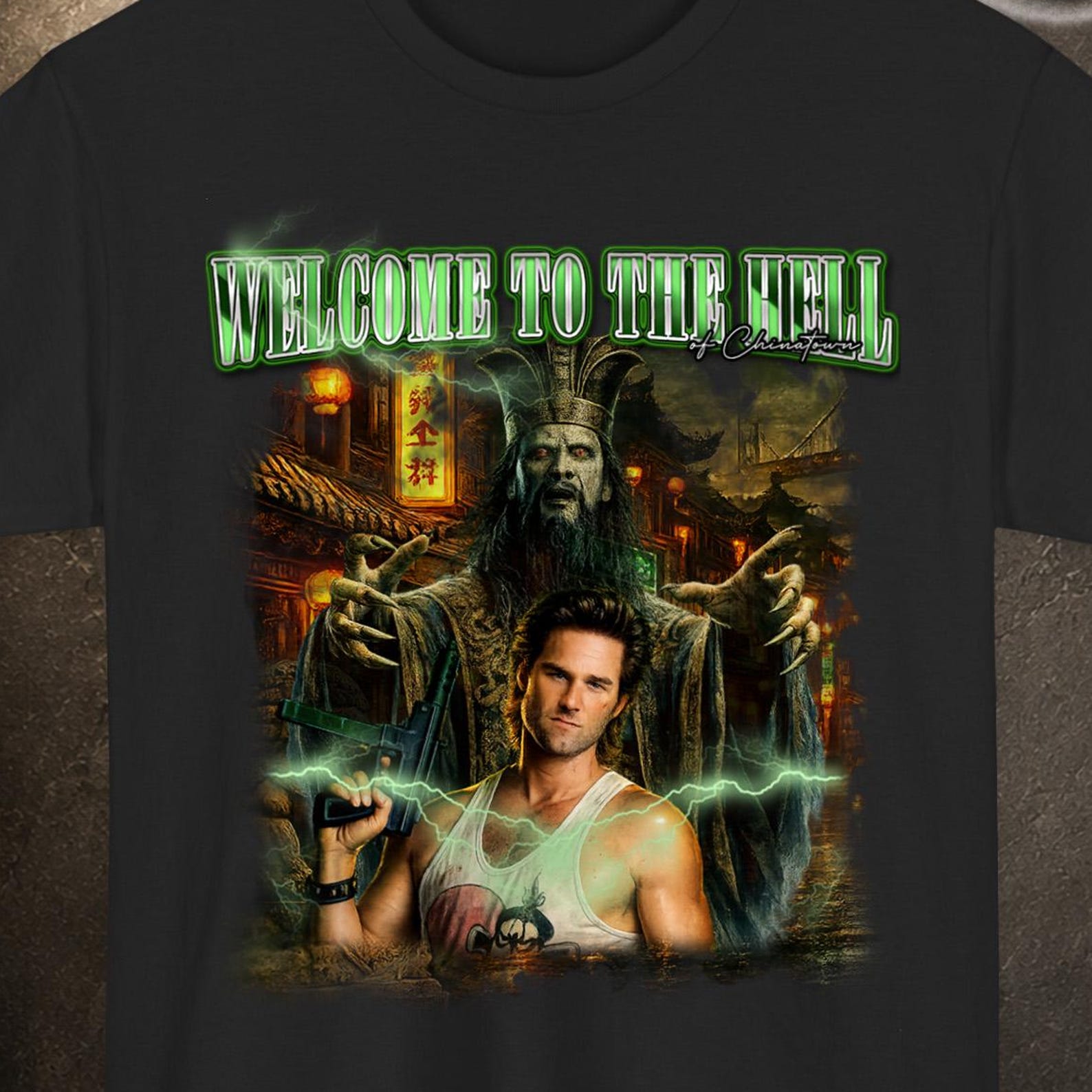 Big Trouble in Little China Shirt, Retro Movie Shirt, 80s Vintage Tee 4XL
