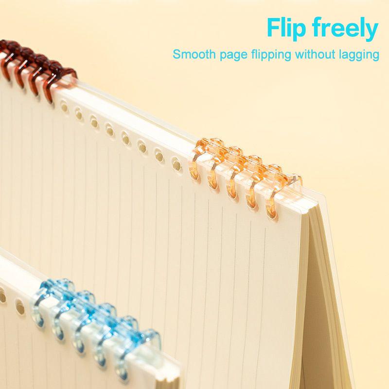 20 Stück Binder Schnalle Loseblatt Buch Zubehör Bindering Schnalle 5 Löcher Nicht Unbequem Selbstgemacht DIY Locher Loseblatt