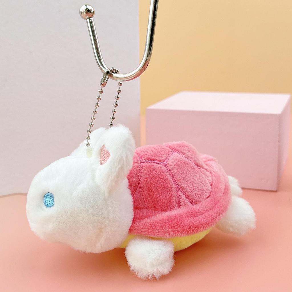Niedliche Cartoon Schildkröte Hase Plüsch Schlüsselanhänger Anhänger Puppe