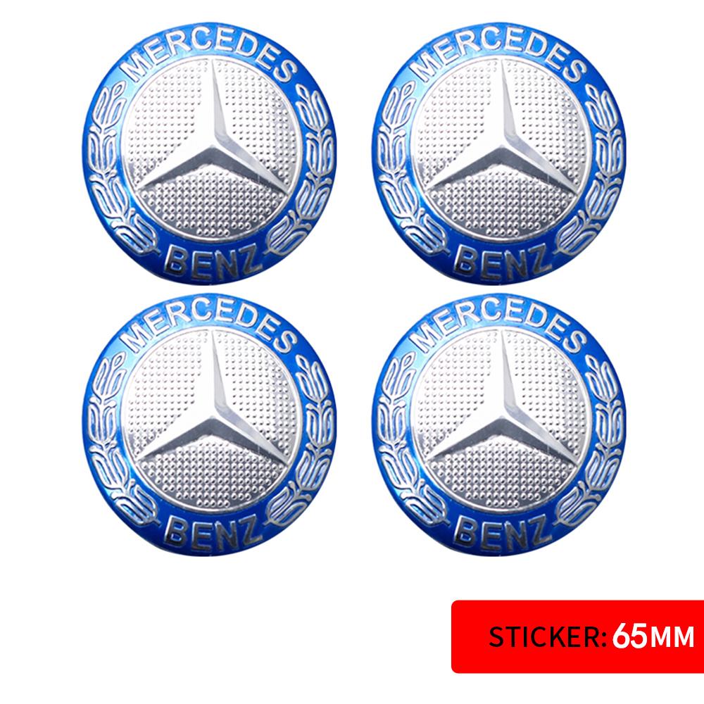 56/60/65MM Car Sticker Wheel Center Covers Hub Cap Emblem Decoration Decal for Mercedes Benz AMG W212 W204 W211 W124 A B S Class