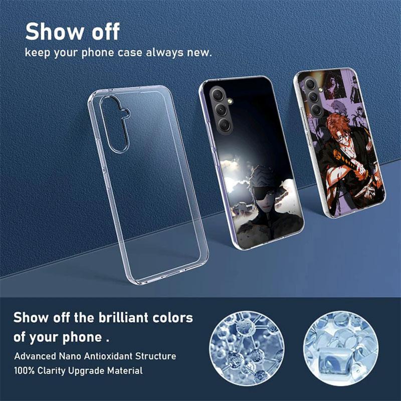 Bleach Aizen Sousuke Phone Case for Samsung A17 A37 A57 A07 A16 A26 A36 A56 A06 A02S A12 A22 A32 A52S A04S A14 A24 A34 A54 A03 A