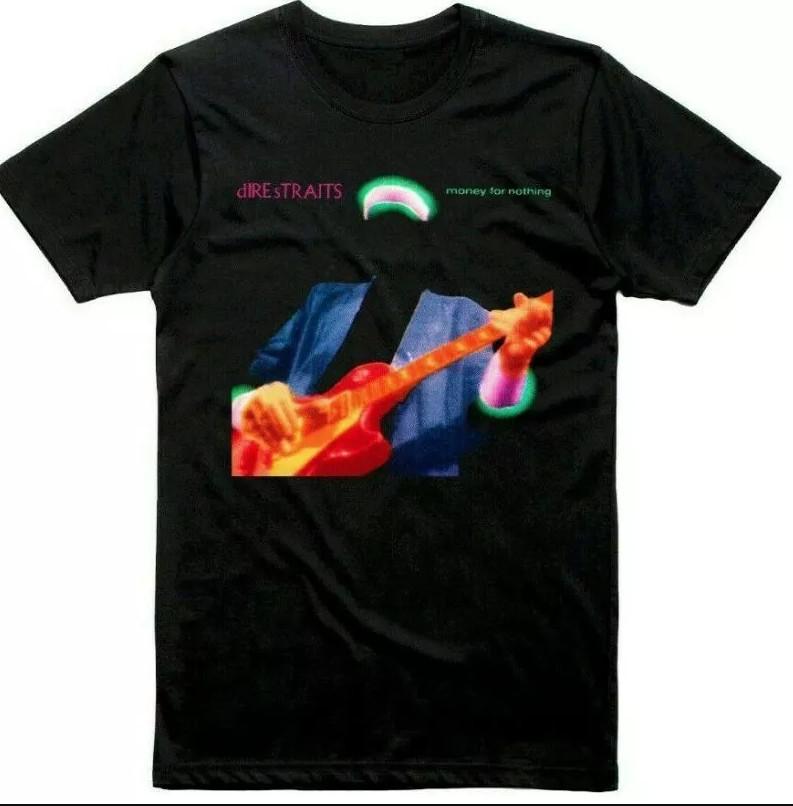 Dire Straits Money For Nothing T-shirt, Size S-4XL