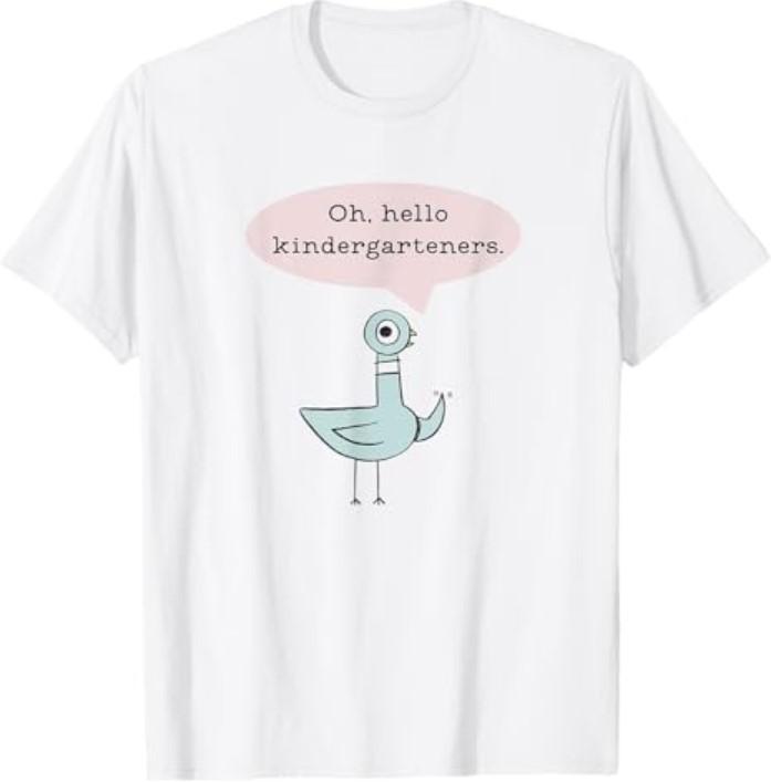 Oh, Hello Kindergarteners Cute Pigeon Kindergarten Teacher T-Shirt Unisex T-Shirt XXXXL