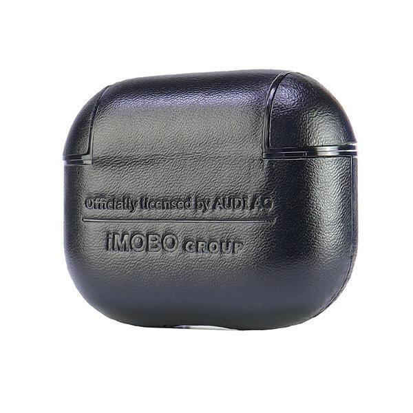 Audi Leather Big Logo Airpods 3 Coverczarny/Black Au-Ap3-Gt/D3-Bk