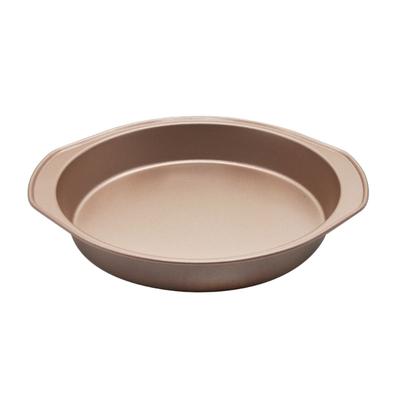 Nontoxic Nonrust Steel 9Inch Round Cake Pan For Healthy Cooking And Hassle Release Maintenance