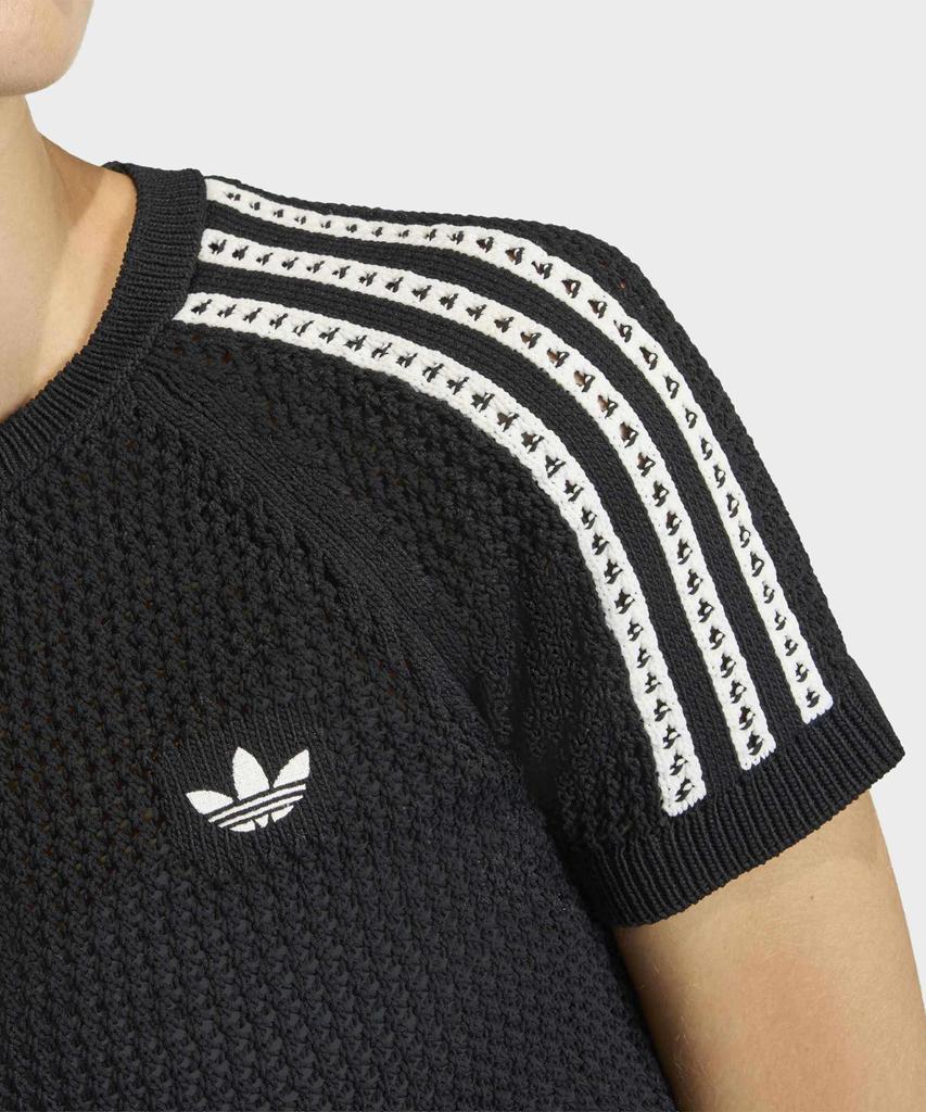 adidas Knit Crochet Cali T-Shirt - Black / Kc6481