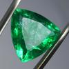 Natural Colombian Emerald Trillion Cut 9.32 Ct Green CERTIFIED Loose Gemstone