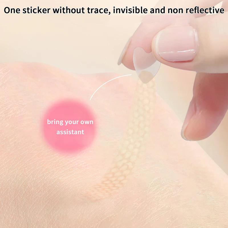 128pcs/box Double Eyelid Stickers With Handle Natural Invisible And Long Lasting Shaping Big Eye Beauty Tapes Lifting Strips