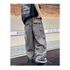 Boys Casual Loose Straight Wide Leg Thin Cargo Long Pants For Kids