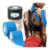 1 Rolls Kinesiology Tape Waterproof Athletic Tape Uncut Kinetic Tape Elastic Muscle Knee Tape for Exercise and Daily Use 3 Size