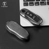 Echte Carbonfaser Auto Fernbedienung Schlüsselanhänger Hülle Abdeckung für Porsche Macan 911 Panamera Cayenne Boxster 986 987 981 Zubehör