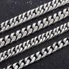 Unisex Cuban Cut Edge Titanium Steel Bracelet - Simple Whip Chain Fashion Jewelry