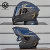 LVS Latest Motorcycle Helmet Dual Lens Modular Flip Helmet Suitable for Both Men and Women, Road Travel Full Helmet DOT 909