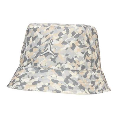 Jordan Logo Polyester Fisherman Hat Men Hats Gray FV5302-203