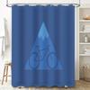 Bicycle Shower Curtain Waterproof Vintage Mountain Bike Cycling Decor Washable Bathroom Fabric Backdrop