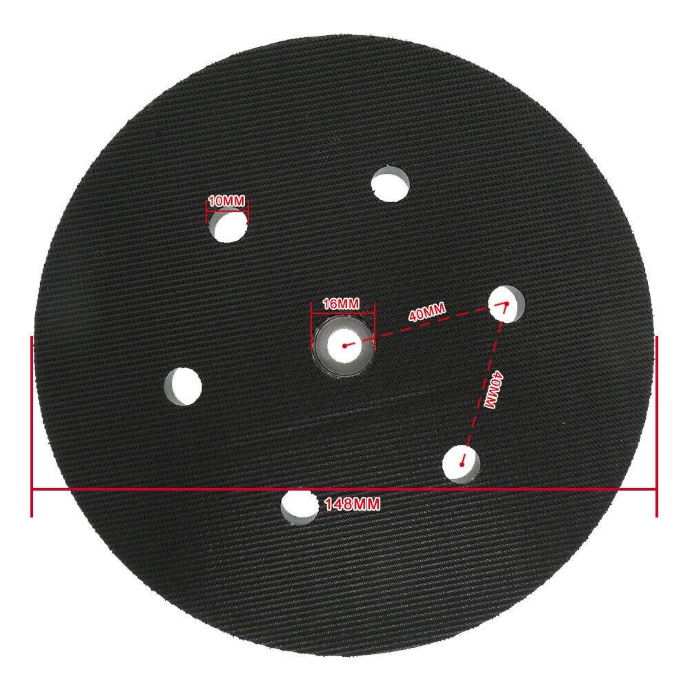 Sanding Machine Accessory Flocking Polishing Disc With Optimal Design to Fit Various Models Featuring Six Holes