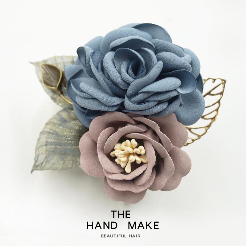 

Корейская элегантная брошь с сухоцветами для женщин - Простой профессиональный аксессуар для свитера