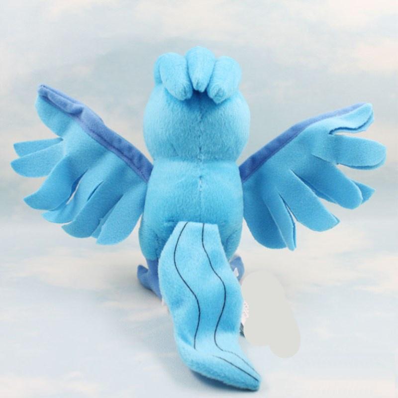 Rozkošný 7" Articuno Pokemon Roztomilá měkká plyšová prstová plyšová hračka pro potěšení dětí