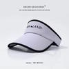 Large brim empty top sun protection hat women's summer ice silk UV protection sun hat cycling sun hat tide