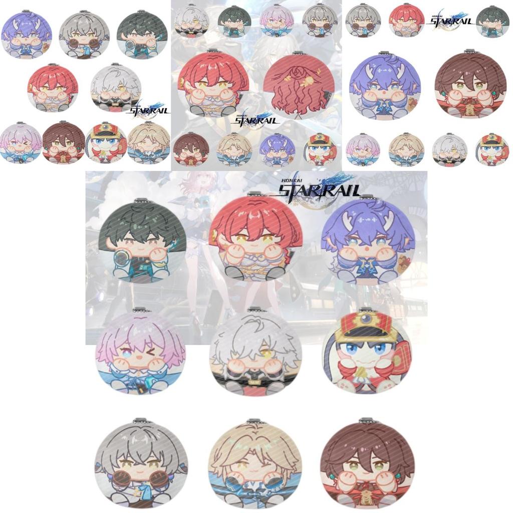 Huawei Railway Character Plush Dolls Pam, Bronya, Yanzheng And More 9cm Height