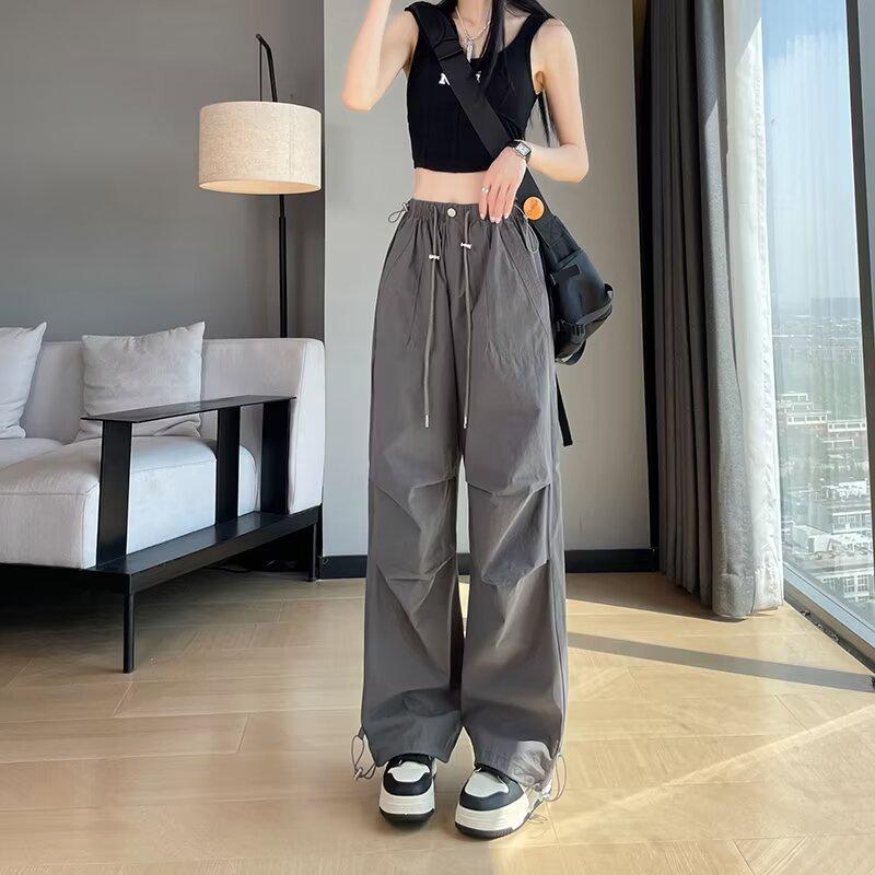 

American Style Women s Quick-Drying High Waist Casual Wide-Leg Work Pants, Summer 2026 Edition. XL