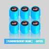 For 5KJH 4/6/10Pcs Car Styling Fluorescent Tire Valve Caps Auto Exterior Accessories GRsport Yaris Corolla Rav4 CHR Auris JHE5