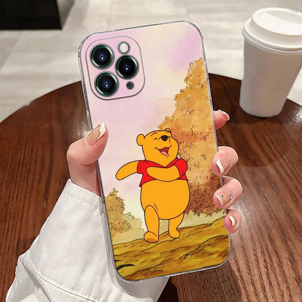 Winnie The Pooh Piglet Tigger Transparent Phone Case For iPhone 17 Pro Max 17E 11 12 13 14 15 16 Pro Max Plus 17 Air 16E 7 Cover