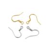Stainless Steel Earrings Hook For Jewelry Making Hypoallergenic Women Dangle Cross Earring Clasps Fittings Diy Finding