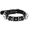Exotic Accessories of Bdsm Slave Bondage Leather Collar with Leash Ring Steel Chain Sex Toys to Lover Roleplay Posture Spreader